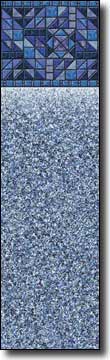 Blue Tattersall Tile Sparkle